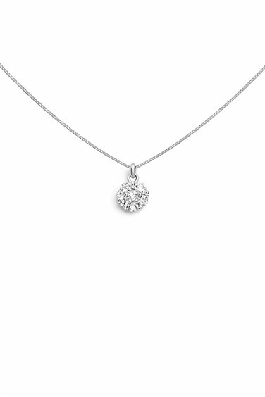 Collana Promesse Donna in Oro bianco CPQ7 - CPQ7